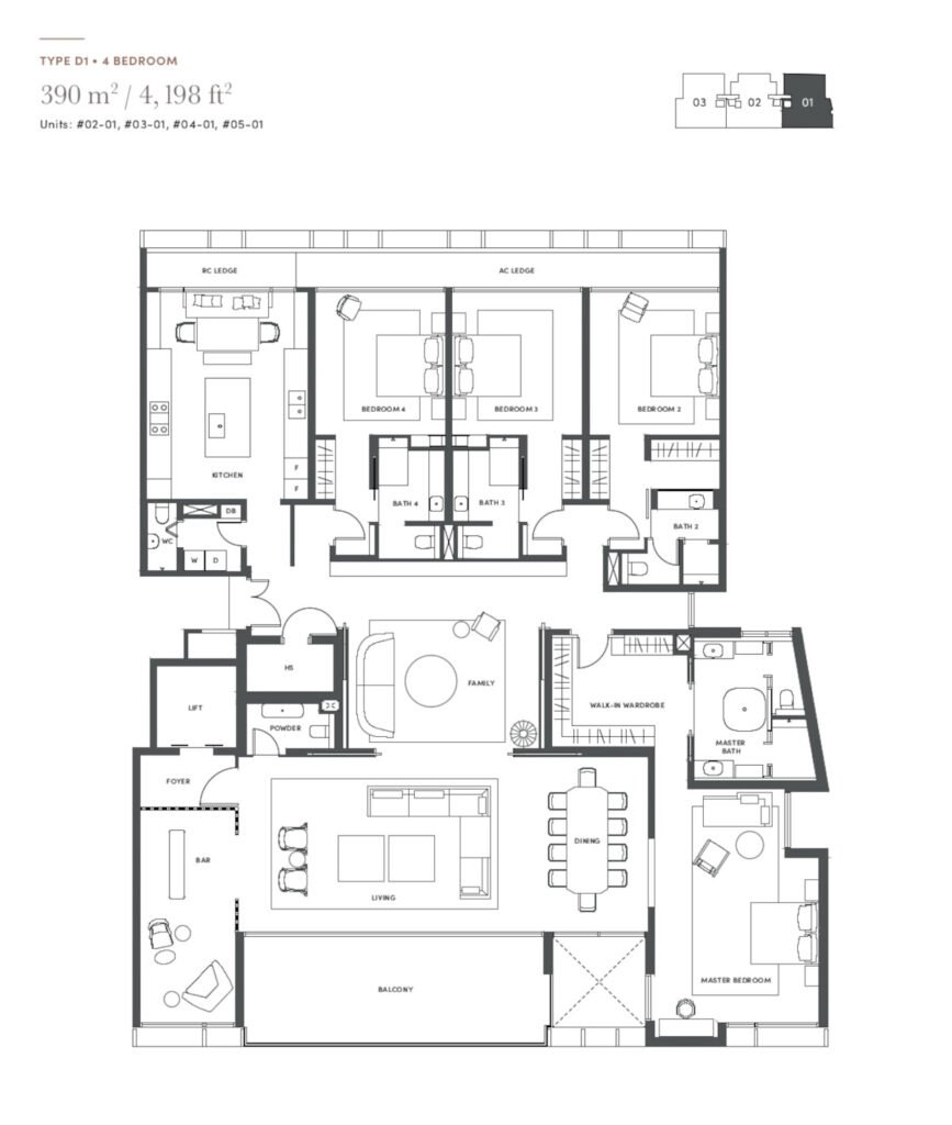 32 Gilstead 4 Bedrooms Floor Plan